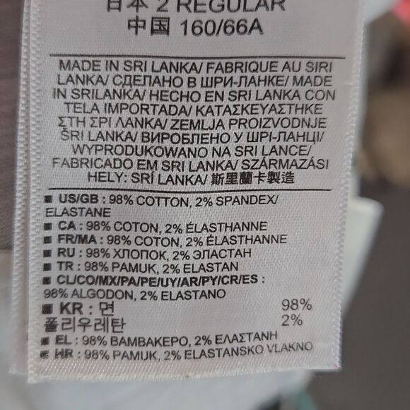 GAP Khakis by Gap Summer Short Sz 02R Green White - Picture 11 of 11